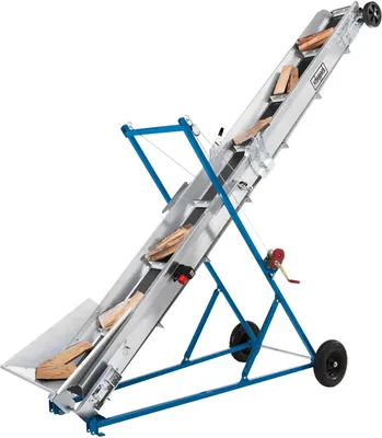 Produktbild von Scheppach Förderband Muli 4500 | 230 V Spannung | Förderbandbreite 250 mm | Förderbandlänge 4500 mm | max. Förderhöhe bei 45° ca. 3500 mm