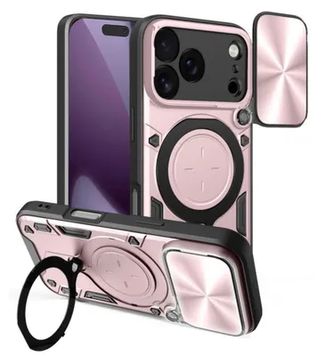 Produktbild von Techsuit - CamGuard Pro Hülle für iPhone 17 Pro - Roségold
