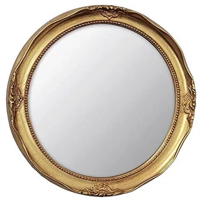 Produktbild von Wandspiegel 31 cm - Runde Goldene Spiegel