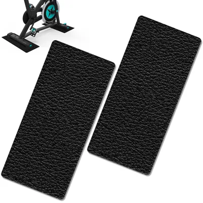 Image de Tapis de protection pour sol d'appareil de fitness - 2 pièces, 28x70 cm - Protection antidérapante