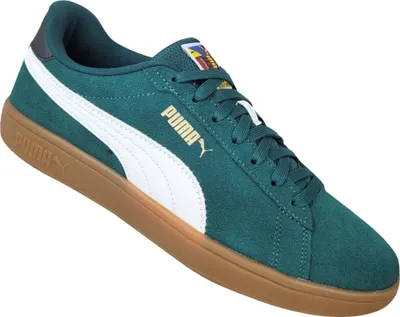 Produktbild von Puma Retro Sneaker Echtleder 'Smash 3.0 Year of Sport' Dark Myrtle-PUMA White-Gum, Neutral EU:43 EU