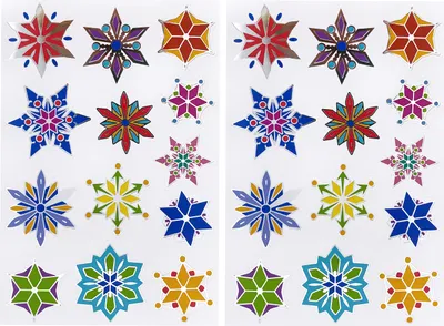 Produktbild von Oblique Unique 26 Mandala Sticker Blumen Aufkleber zum Spielen Basteln Scrapbooking für Kindergeburtstag Mädchen