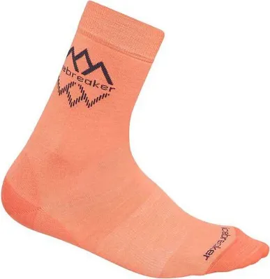 Image de Icebreaker Lifestyle Fine Gauge Crew Logo Reflections Socken Orange EU 35-39 Frau Orange EU 35-39