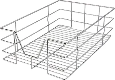 Produktbild von Deuba® 2x Teleskopschublade für 40cm Schrankbreite | Korbauszug Schrankauszug Küchenschublade