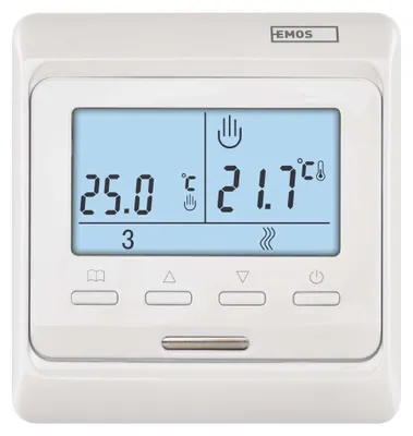 Fußbodenheizung-Thermostat P5601UF, programmierbar, verkabelt