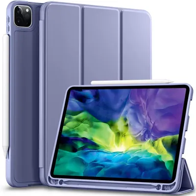 Obrázek produktu pro Pouzdro kompatibilní s iPad Pro 11 2020 a 2018, TPU ochranné pouzdro s držákem pera pro iPad Pro 11" [Podpora tužky 2. generace] [Automatické probuzení/uspání] [Plná ochrana]