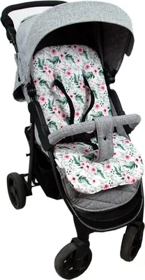 Produktbild von BABYLUX Matratze für Kinderwagen Buggy Auflage Doppelseitig 73. Blumen