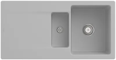 Produktbild von Villeroy & Boch Keramikspüle 333701SM, Siluet 60 R Einbauspüle - inkl.