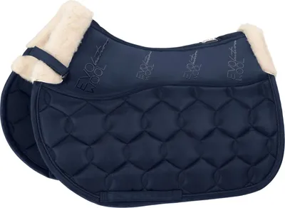 Produktbild von Eskadron Basics Glossy Evo-Wool Schabracke, Größe:Dressur, Farbe:nightblue