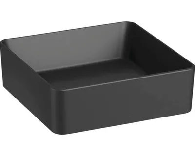 Obrázok produktu pre Umývadlo na dosku Jika Cubito keramika sanitárna keramika čierna 38 x 38 x 14 cm H8184227161121