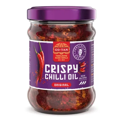 Produktbild von GO-TAN Knuspriges Chiliöl 190g | Crispy Chilli Oil Original
