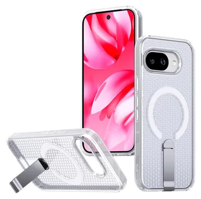 Image de Coque magnétique MagSafe pour Google Pixel 10a, coque rafraîchissante Honeycomb transparente