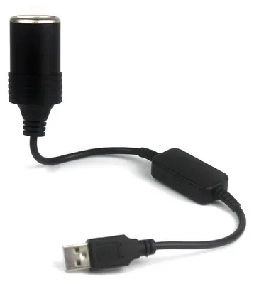 USB auf 12V Zigarettenanzünder Adapter Konverter für Auto