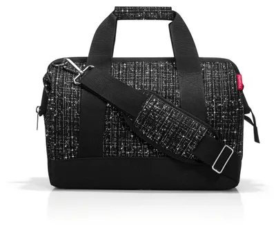 Produktbild von Reisenthel allrounder M, Frau, Handtasche, Medium, Reißverschluss, Schwarz, Muster