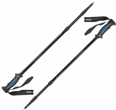 Zdjęcie produktu dla Viking Kalio Black/Blue 65 - 135 cm Kije trekkingowe