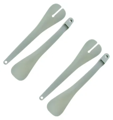 Image de Set de 2 ustensiles de cuisine couverts à salade en plastique Fackelmann Basic