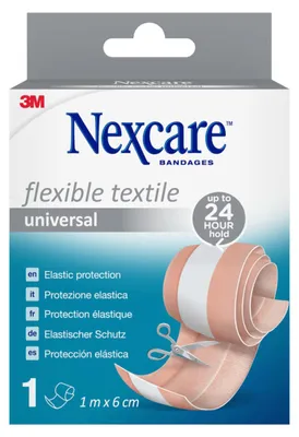 Produktbild von Nexcare Textilbindenpflaster 6 cm x 1 m