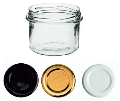 Produktbild von Akada Glasbehälter 235ml mit Deckel für Marmelade Honig Kerzen