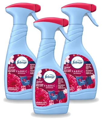 Produktbild von 3 x Febreze Textielspray Robijn Jasmin - 500 ml - Vorteilspackung - 3 Stücke