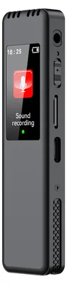 Image de Enregistreur vocal numérique Dispositif d'enregistrement activé par la voix Micro intégré Lecteur MP3 portable Enregistreur audio à réduction de bruit pour les réunions Entretien