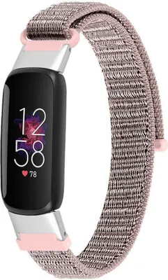 Produktbild von Strap-it Fitbit Luxe Nylon Armband (Rosa)