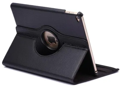 Produktbild von Mobigear DuoStand iPad Air 2 (2014) Hülle, drehbare Klapphülle - Schwarz