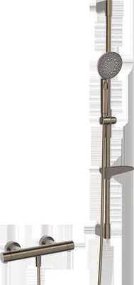 Produktbild von Hansa HANSAAURELIA Thermostat-Brausebatterie mit Brausestange rund 97 cm und Handbrause 3-strahlig