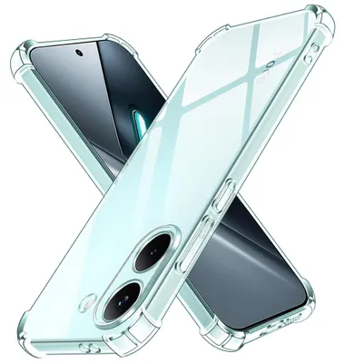 Obrázok produktu pre Techsuit – Odolné, priehľadné silikónové puzdro na ochranu telefónu Xiaomi Poco X8 Pro – priehľadné