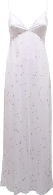 Zdjęcie produktu dla 8258S abito SUN 68 bianco/argento smanicato sukienka bez rękawów kobieta