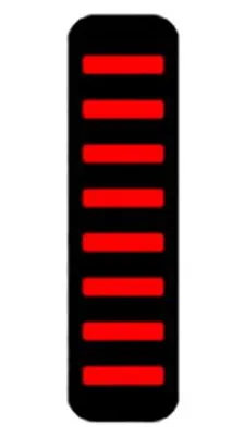 Imagen del producto de Sujetacables ProGuard - Parte trasera - Adhesivo - Rojo