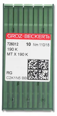 Produktbild von Groz-Beckert Nähmaschinennadeln Leder MTx190 K 110/18 10 Stk