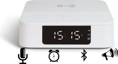 Produktbild von Radiowecker mit bluetooth-lautsprecher + induktionsladegerät Livoo TES235