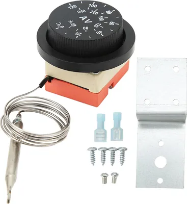 Produktbild von 10pcs 0-120 ° C Einstellbare elektrische Lüfter Thermostatschalter AC 250 V für Automobilwagenwagen