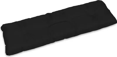 Produktbild von Sitzkissen Bankkissen Bankauflage für Gartenbank - 120x38 cm - Outdoor und Indoor - schwarz