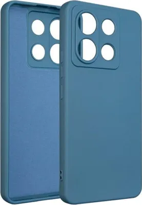 Produktbild von Beline Silikonhülle Poco X6 Blau/Blau