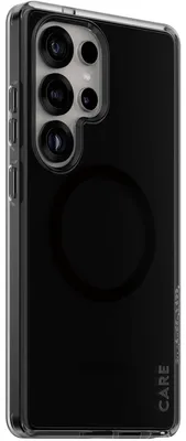 Produktbild von PanzerGlass CARE™ by ® Smokey Case m. Schwarz Qi Compatible Samsung Galaxy S25 Ultra, Cover, Samsung, Samsung - Galaxy S25 Ultra, Schwarz