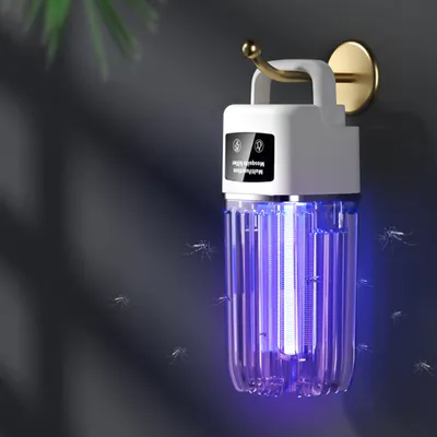 Productafbeelding van USB-aangedreven fotokatalytische vliegen- en insectenverjager met LED-nachtlamp, stille werking, bestrijding van ongedierte, muggenwerend, verlichtingsapparaat voor binnen- en buitengebruik