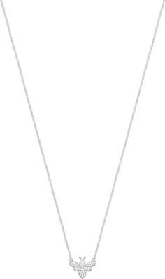 Productafbeelding van Halsketting voor dames, verguld met rhodium, fijn zilver 925 met zirconiumoxide - 46 cm * 16 mm; TRS31080