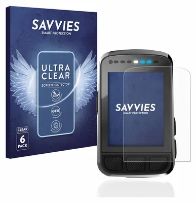 Produktbild von 6x Für Wahoo Elemnt Bolt V2 GPS Schutzfolie Savvies Displayschutz Display Schutz Folie Klar Transparent