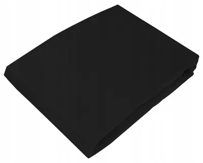 Produktbild von Nyks Jersey Spannbettlaken 70x140 cm Schwarz Baumwolle