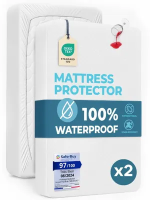 Matratzenschoner wasserdicht 140x200 cm 2er Set