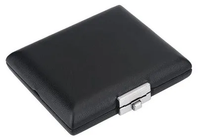 Immagine prodotto di Custodia per documenti in ecopelle - 3 scomparti - Fissaggio stabile - Imbottitura morbida - Design sostenibile