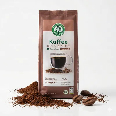 Produktbild von Lebensbaum Kaffee Gourmet - klassisch gemahlen - 500g