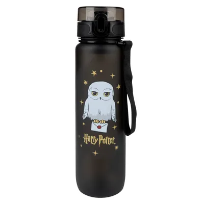 Immagine prodotto di Borraccia sportiva HARRY POTTER by SOXO - contenitore d'acqua nero da 1 litro