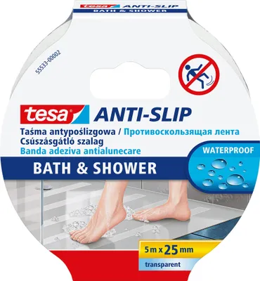 Produktbild von Selbstklebendes Anti-Rutsch-Band für Duschwannen 5m x 25mm