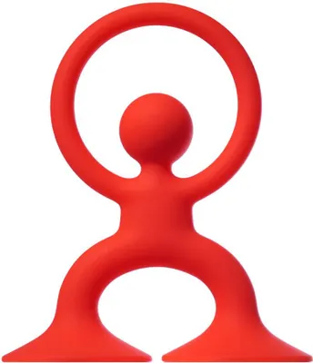 Image de Moluk Jouet de dentition Noogi rouge - Jouet bébé en silicone