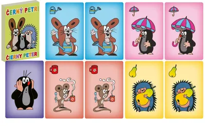 Image de Les cartes de jeu Black Peter The Mole