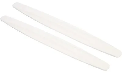 Immagine prodotto di Set Banda di Protezione Techstar®, Design per Porta, Soglia, Paraurti, Modello Auto Universale in Gomma con aspetto in Fibra di Carbonio, 40cm, Bianco