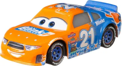 Produktbild von Disney Pixar Cars Die-Cast Charakter-Fahrzeuge aus dem Cars-Film!, Auto, 3 Jahr(e), Metall, Gelb, Blau