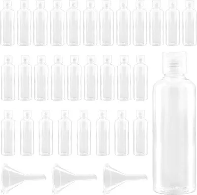 Produktbild von Reiseflaschen 100 ml transparent herstellbar